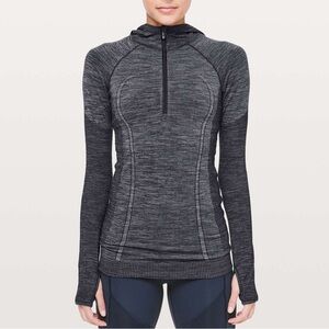 LULULEMON Swiftly Wool Hooded Half Zip